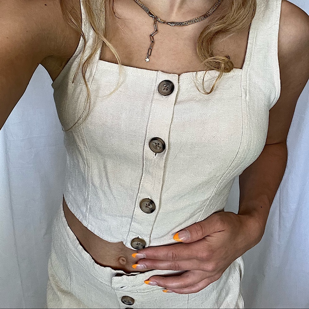 2-piece cream set